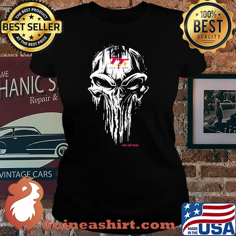 Punisher With Isle Of Man TT Logo Shirt Laides tee