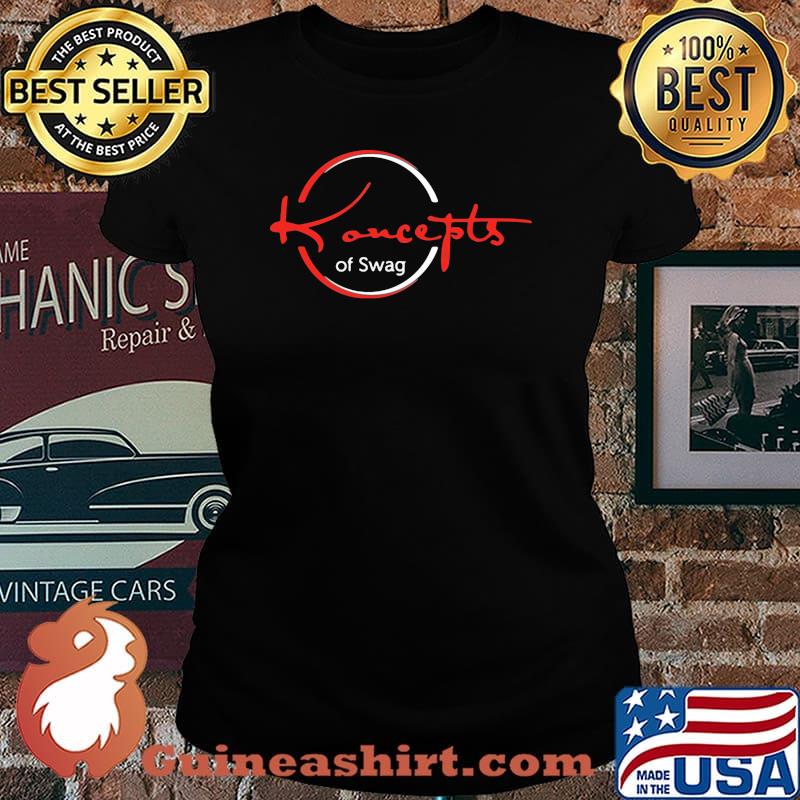 Red And White Koncepts Logo Movie Shirt Laides tee