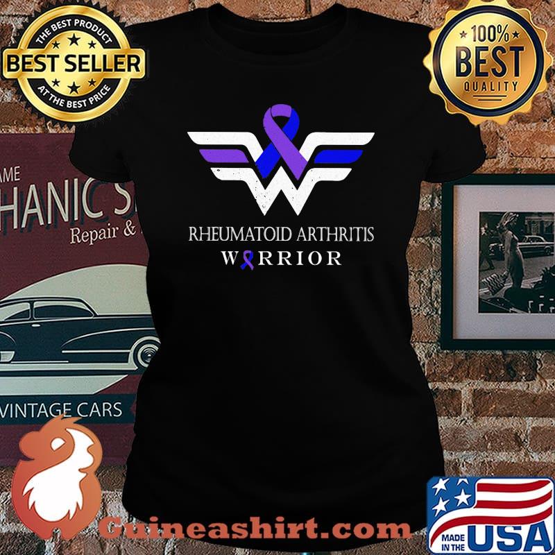 Rheumatoid Arthritis Warrior Wonder Woman Logo Shirt Laides tee