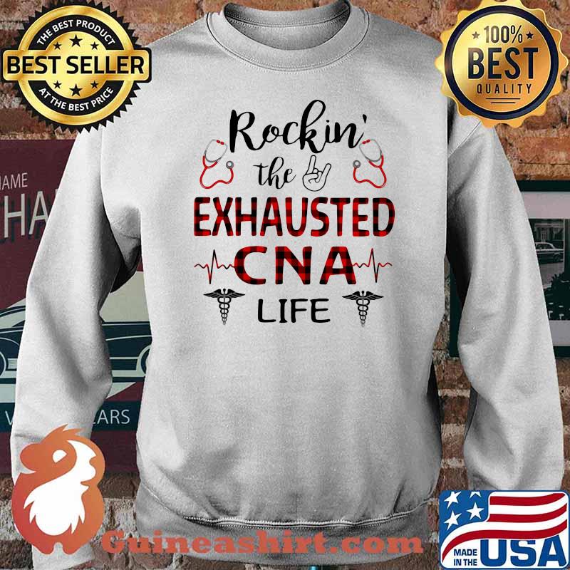 Rockin The Exhausted CNA Life Medical Shirt Sweater