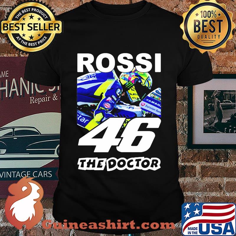 Rossi The Doctor 46 King Of The Mountain World Champion Motorcycle Shirt