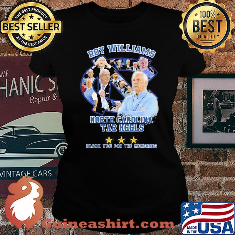 Roy Williams North Carolina 2003 2021 Thank You For The Memories Signature Shirt Laides tee