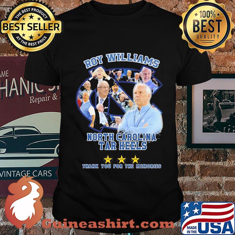 Roy Williams North Carolina 2003 2021 Thank You For The Memories Signature Shirt