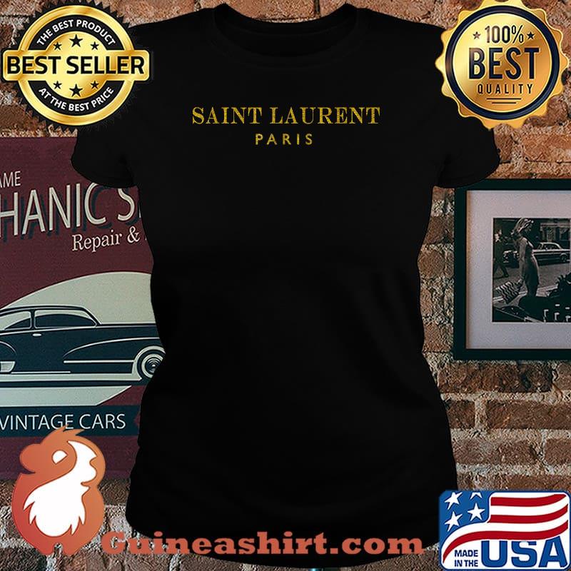 Saint Laurent Paris Fashion Shirt Laides tee