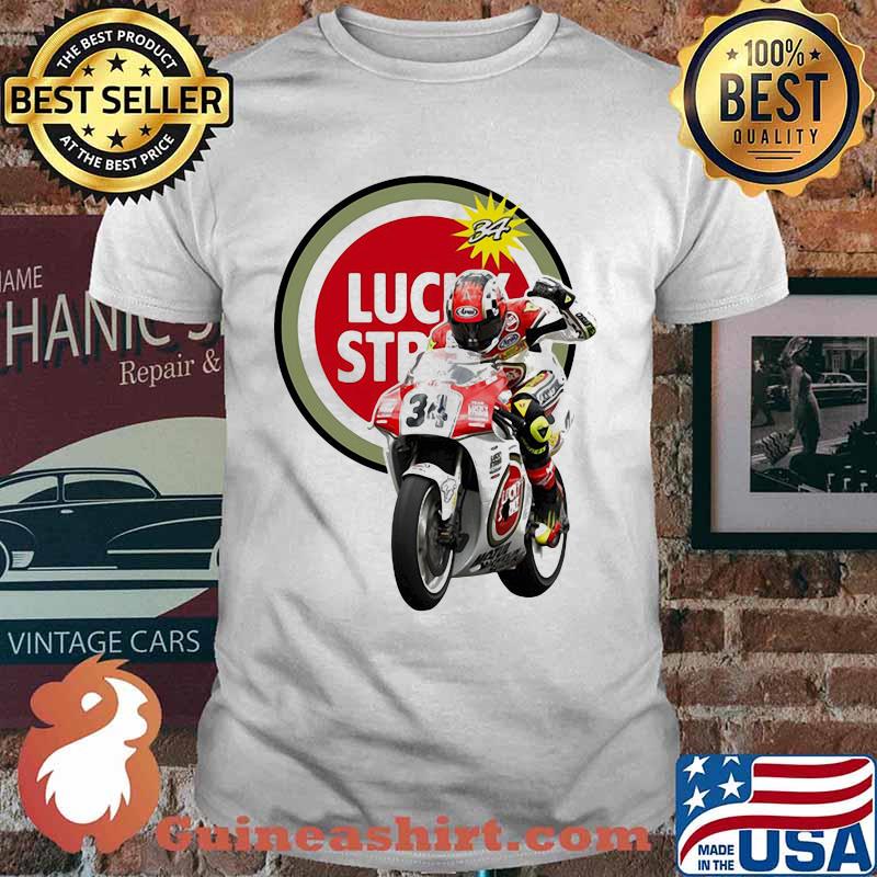 Schwantz Team Lucky Strike King Of The Mountain Motorcycle Shirt