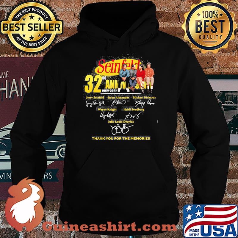 Seinfeld 32nd Anniversary 2021 Thank You For The Memories Signature Shirt Hoodie