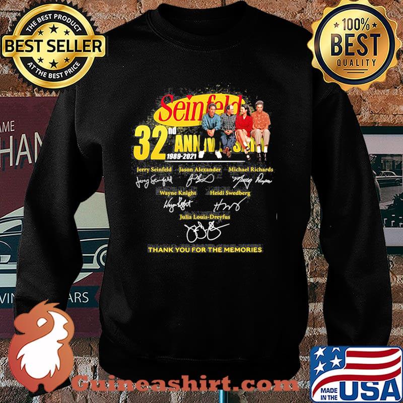 Seinfeld 32nd Anniversary 2021 Thank You For The Memories Signature Shirt Sweater