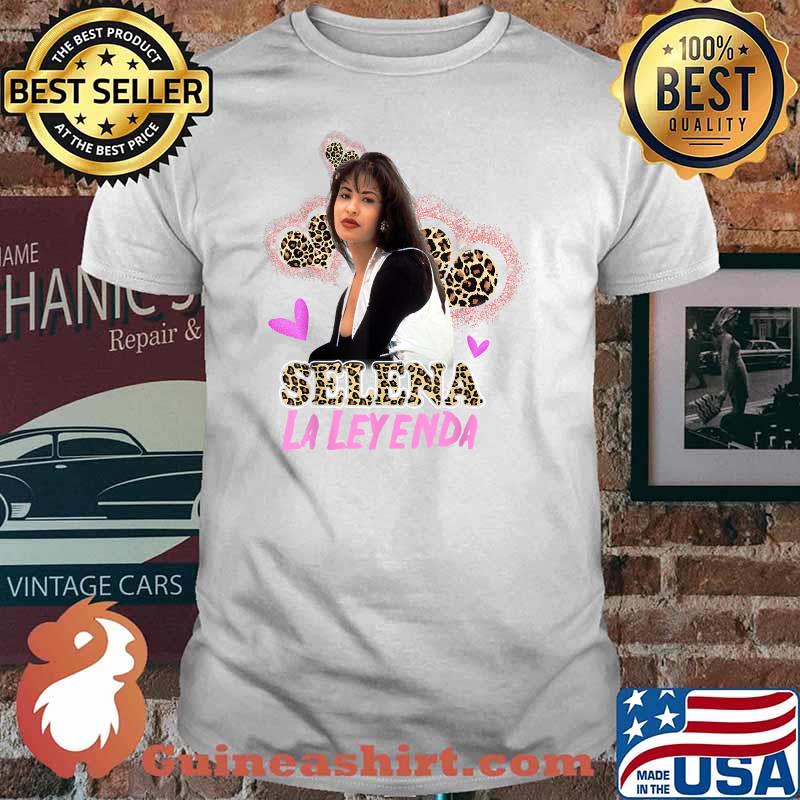 Selenas Quintanilla Leopard Love Retro Music Shirt