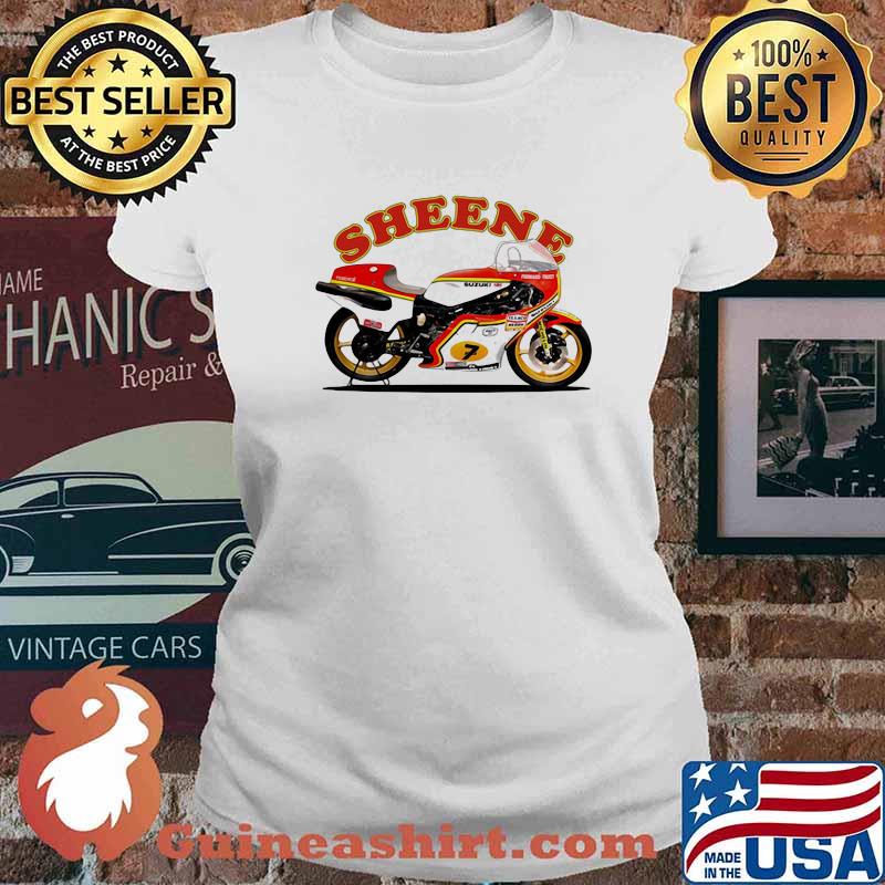 Sheene King Of The Mountain Motorcycle Shirt Ladies tee