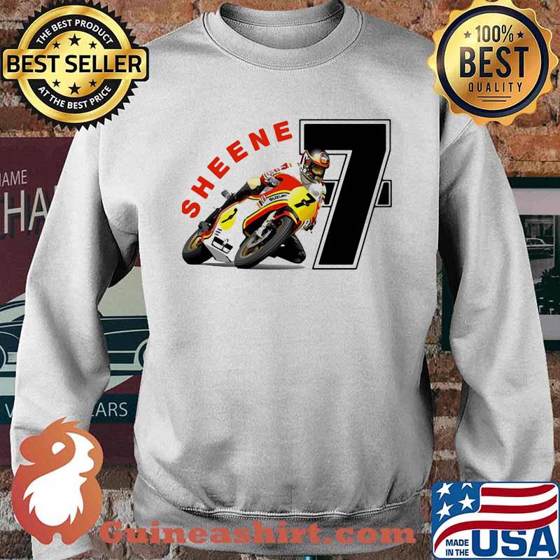 Sheene World Champion King Of The Mountain Motorcycle Shirt Sweater