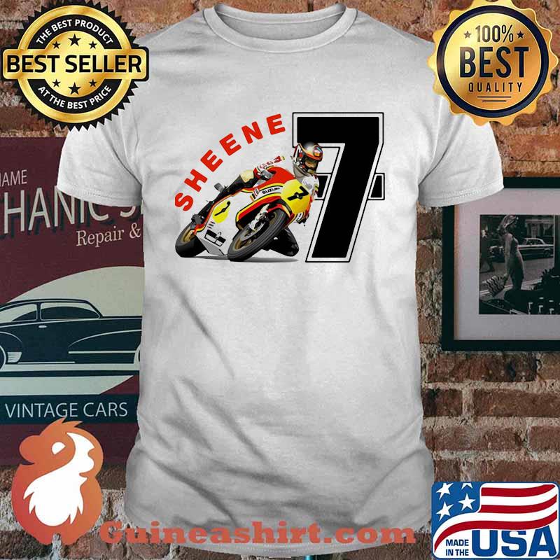 Sheene World Champion King Of The Mountain Motorcycle Shirt