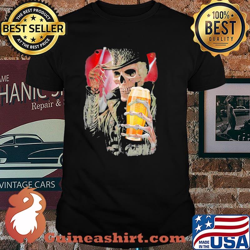 Skull Hello Darkness Beer Shirt