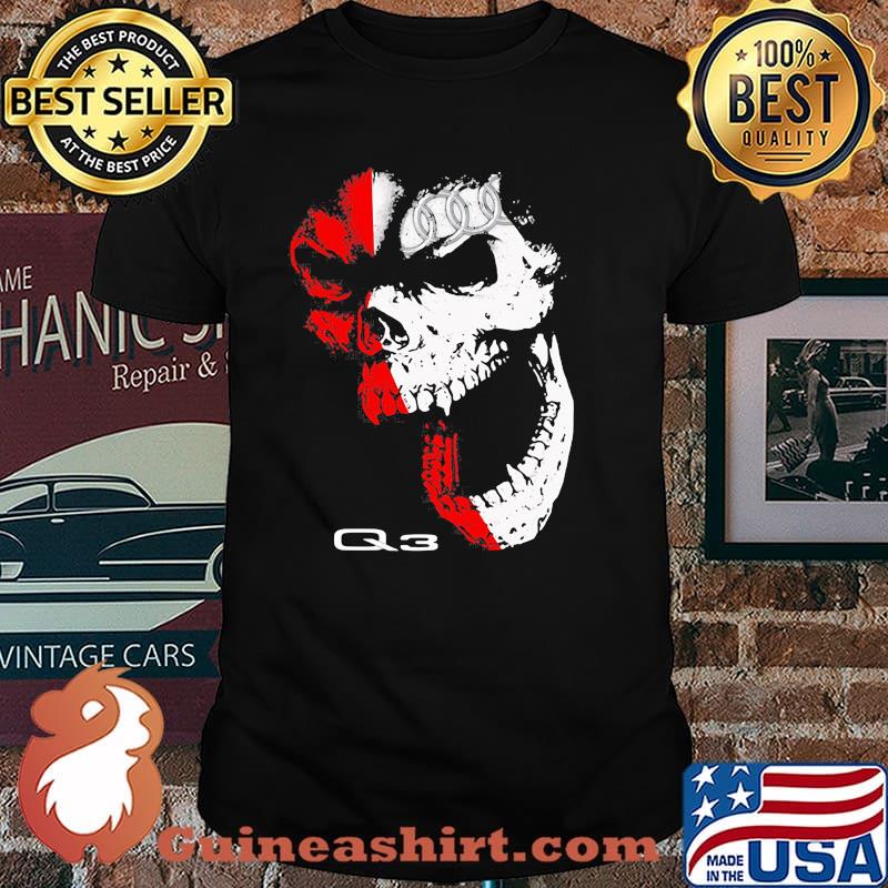 Skull With Audi Q3 Logo Shirt
