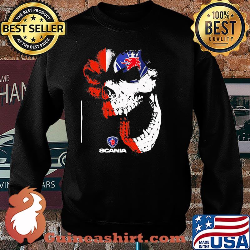 Skull With Scania Logo Shirt Sweater