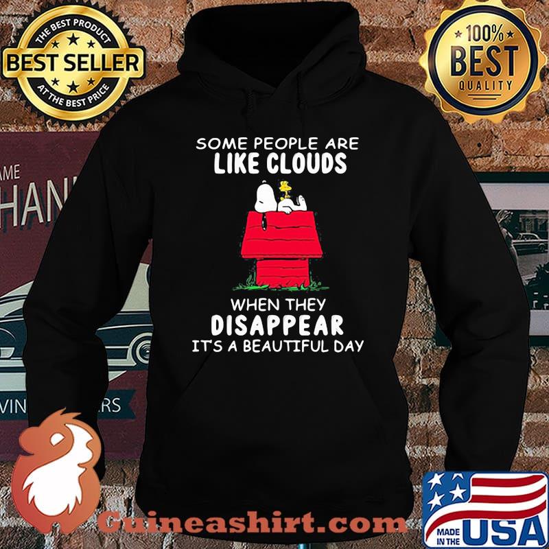 Some People Are Like Clouds When They Disappaer It’s A Beautiful Day Snoopy Shirt Hoodie
