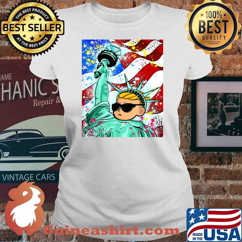 Statue Of Liberty Graffiti Wallstreetbets Wsb Stocks Shirt Ladies tee