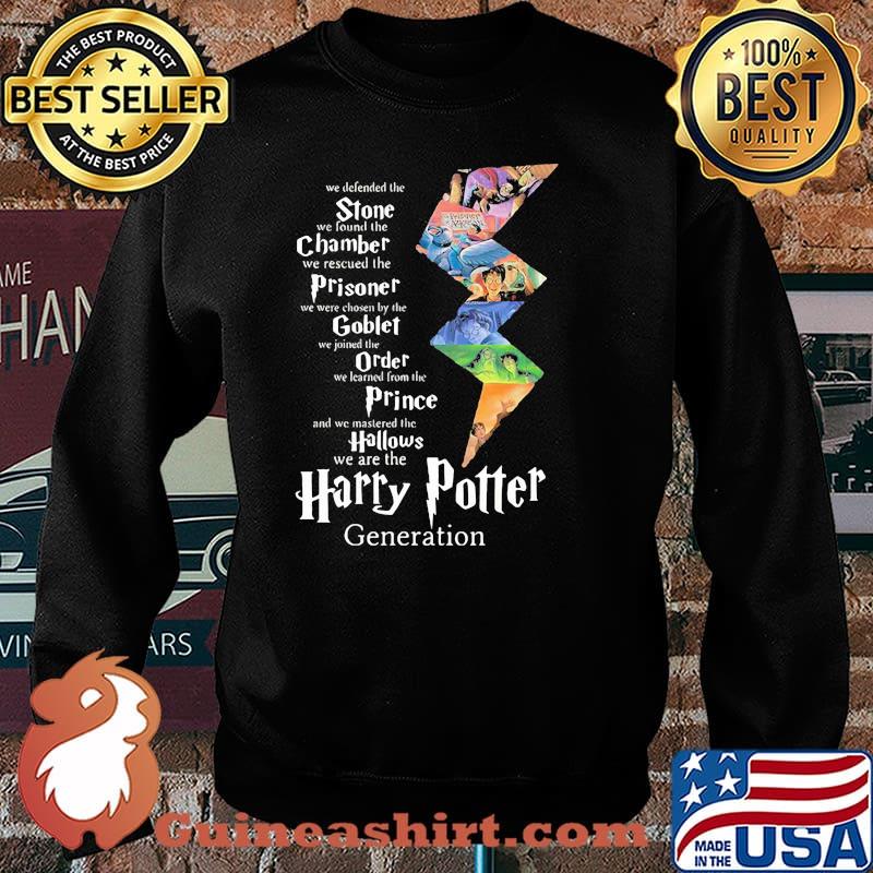 Stone Champer Prisoner Goblet Order Prince We Are The Harry Potter Generation Shirt Sweater