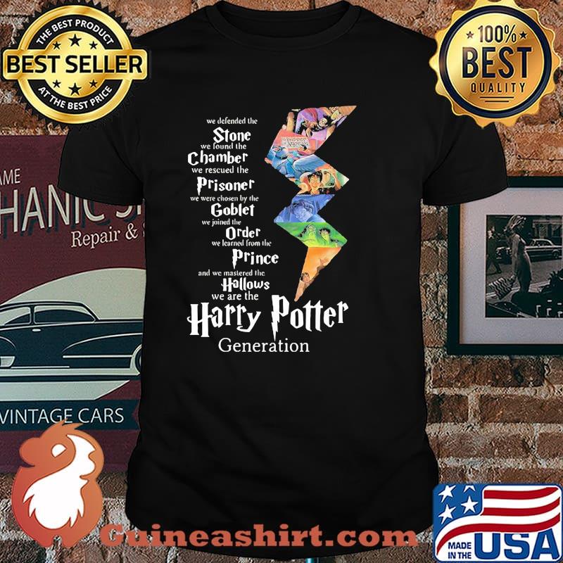 Stone Champer Prisoner Goblet Order Prince We Are The Harry Potter Generation Shirt