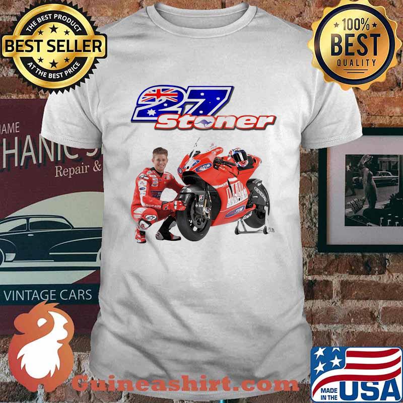 Stoner Ducati 27 Mountain Motorcycle Shirt