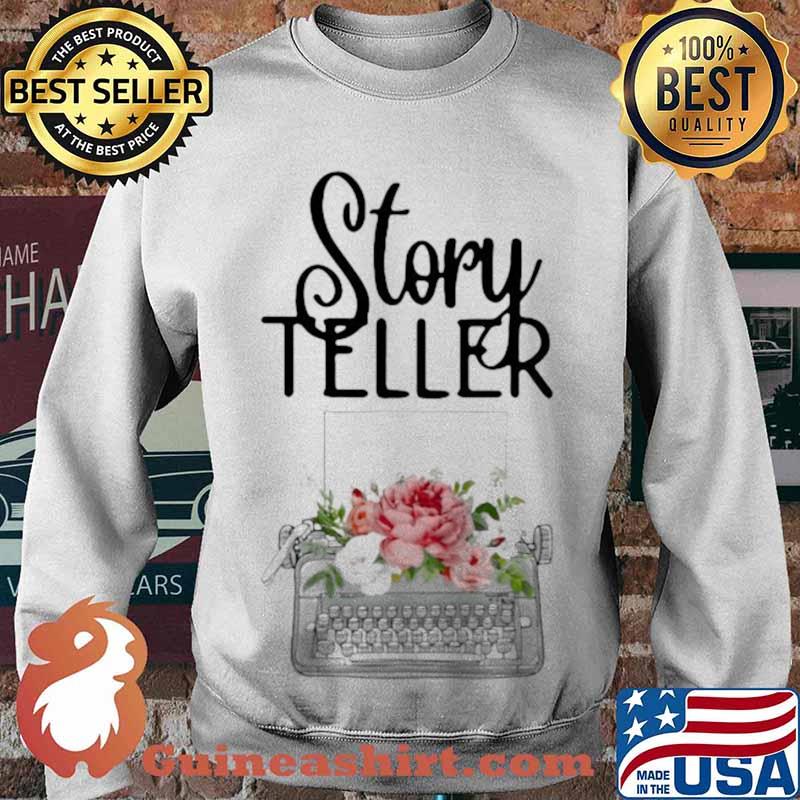 Story Teller Flower Shirt Sweater