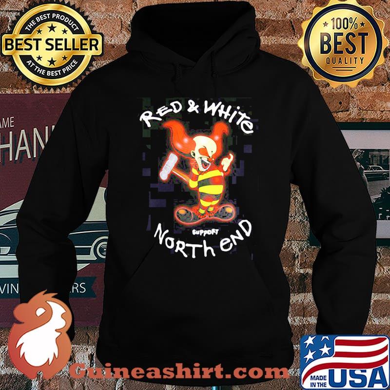 Support 81 Clown Red & White Shirt Hoodie