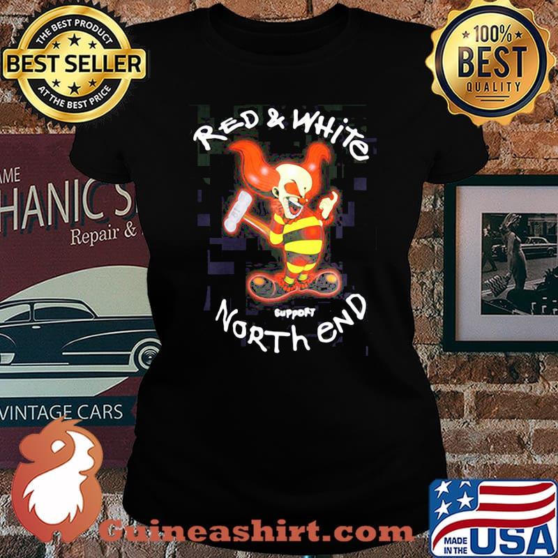 Support 81 Clown Red & White Shirt Laides tee