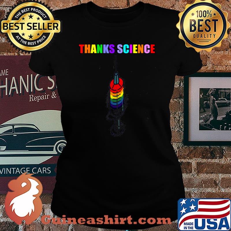 Thanks Science Pro Vaccine vaccination retro vintage Shirt Laides tee