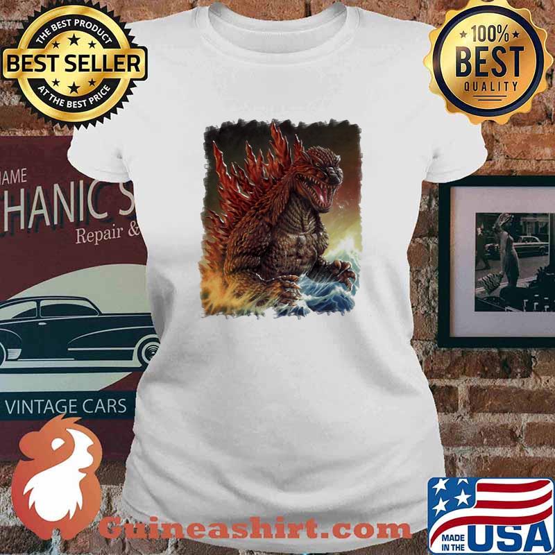 The Monster Team Big Fan Godzilla Shirt Ladies tee