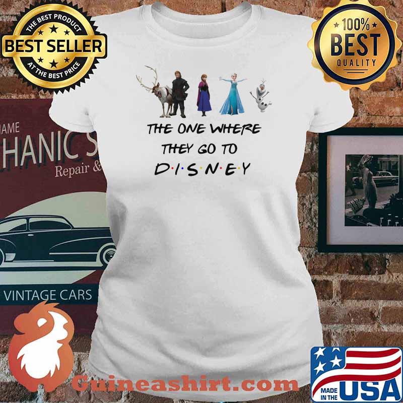 The One Where They Go To Beaty And The Beast Disney Movie Shirt Ladies tee