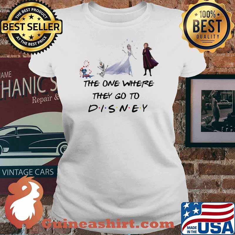 The One Where They Go To Disney Beauty And The Beast Movie Shirt Ladies tee