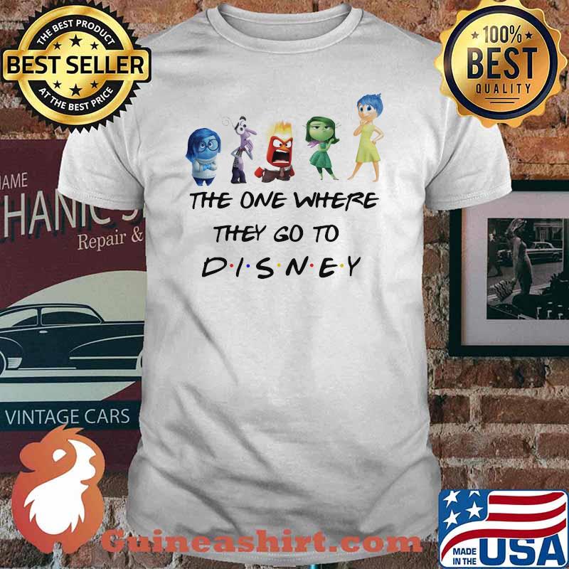 The One Where They Go To Disney Inside Out Movie Shirt