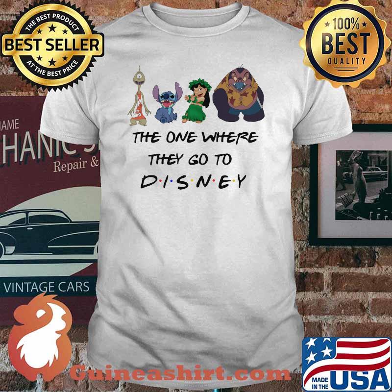 The One Where They Go To Disney Stitch And Lilo Movie Shirt