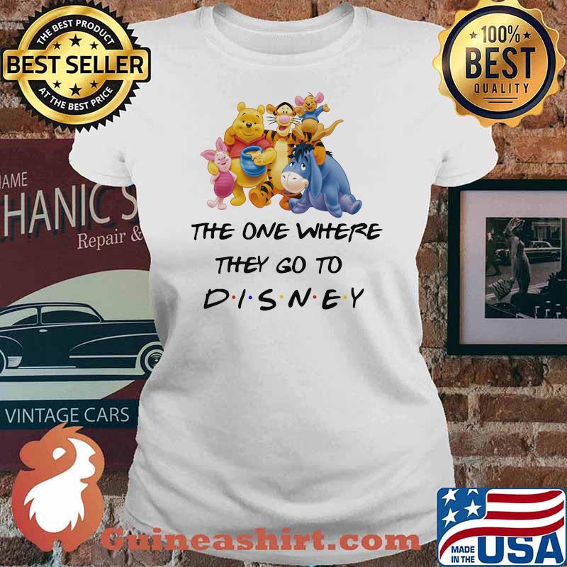 The One Where They Go To Disney Winnie The Pooh Movie Shirt Ladies tee