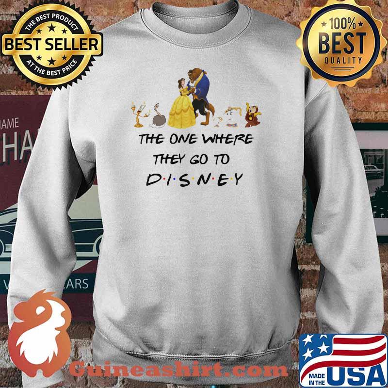 The One Where They Go To Frozen Beaty And The Beast Disney Movie Shirt Sweater