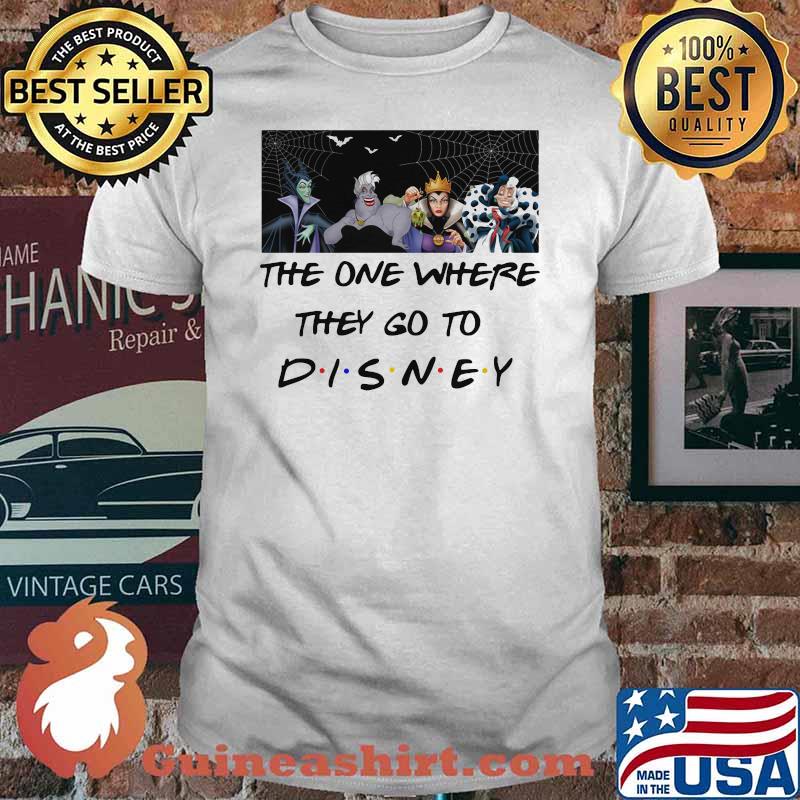 The One Where They Go To Villains Movie Disney Shirt