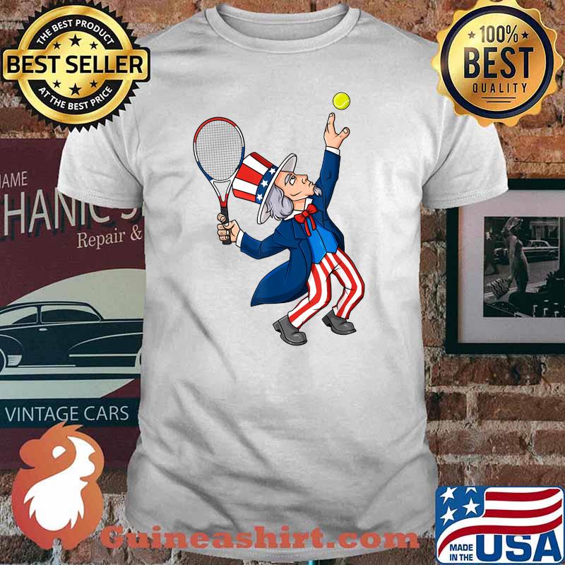 Uncle Sam Tennis 4th Of July Election Shirt