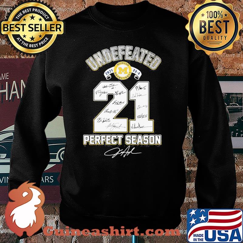 Undefeated Michigan Basketball Perfect Season Shirt Sweater