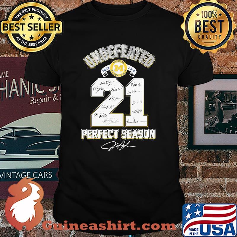 Undefeated Michigan Basketball Perfect Season Shirt