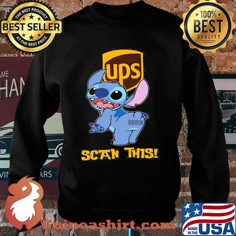 United Parcel Service of America Logo Ups Scan This Stitch Shirt Sweater