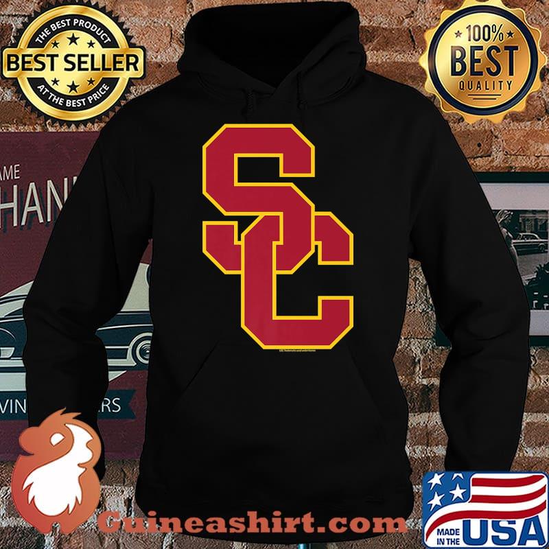 University of Southern California NCAA USC Lockup Logo Shirt Hoodie