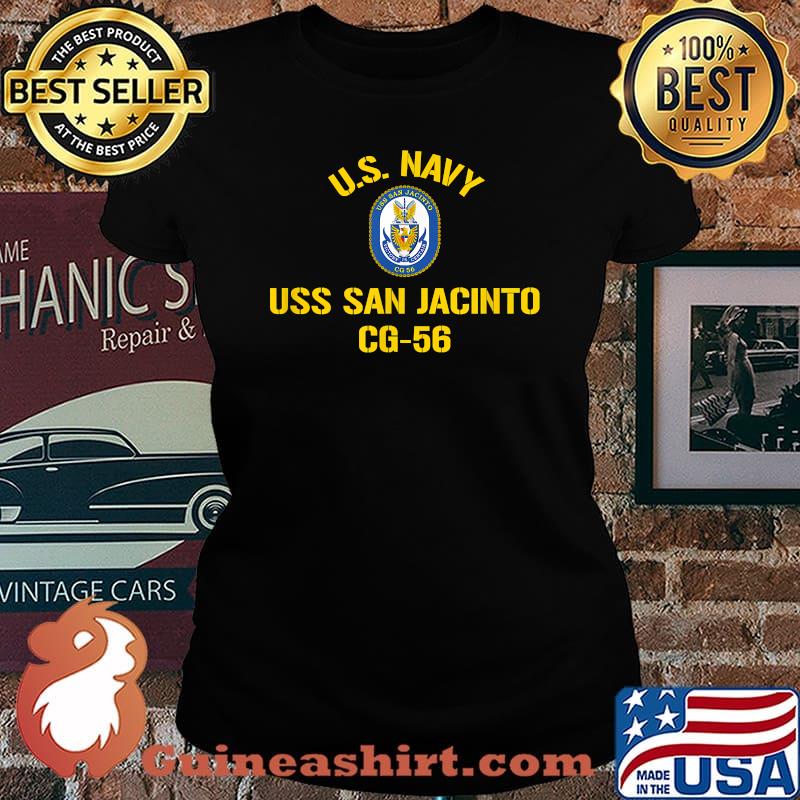 US navy USS San Jacinto CG 56 Shirt Laides tee