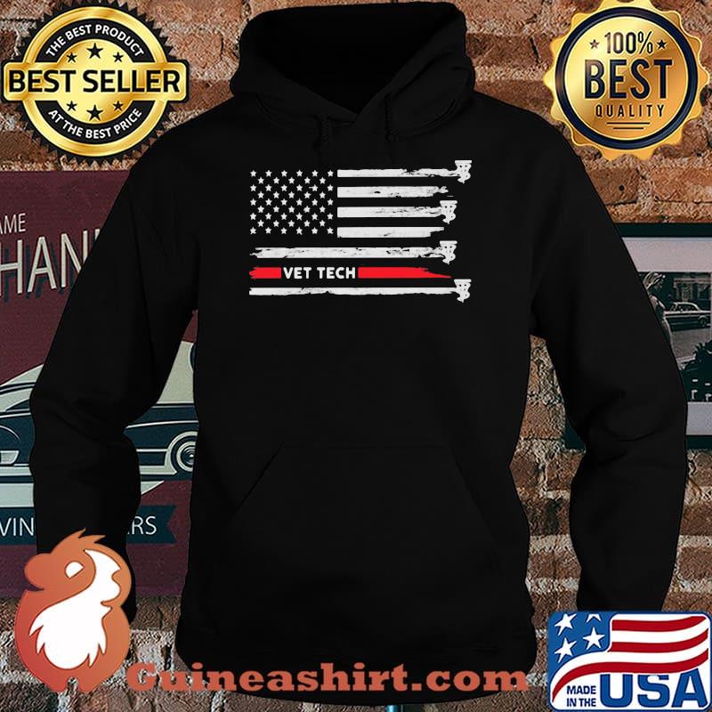 Vet Tech American Flag Shirt Hoodie