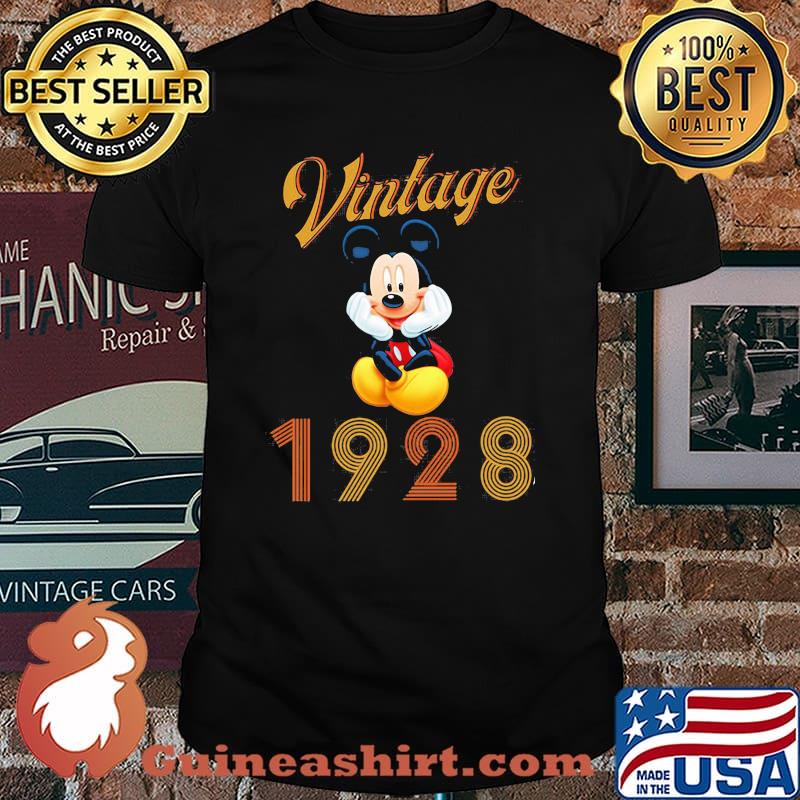 Vintage 1928 Mickey Mouse Disney Shirt