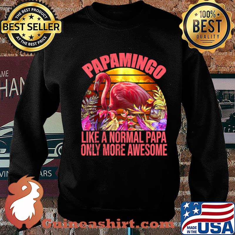Vintage Retro Papamingo Definition Father’s Day Proud Papa Shirt Sweater