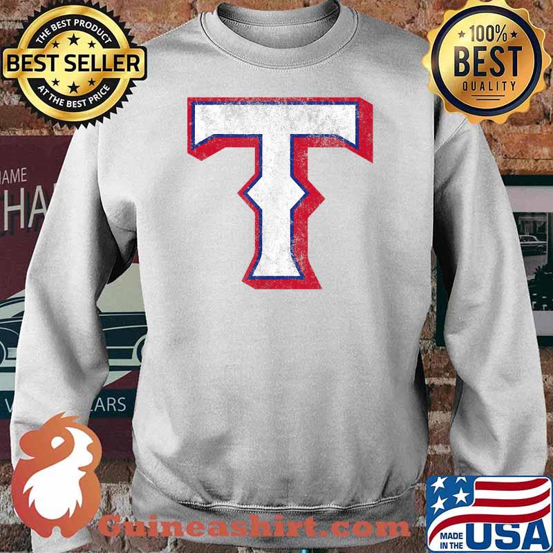 Vintage Texas Baseball T Distressed Shirt Sweater