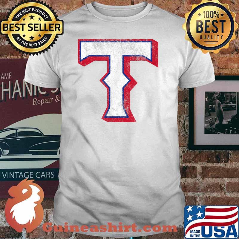 Vintage Texas Baseball T Distressed Shirt