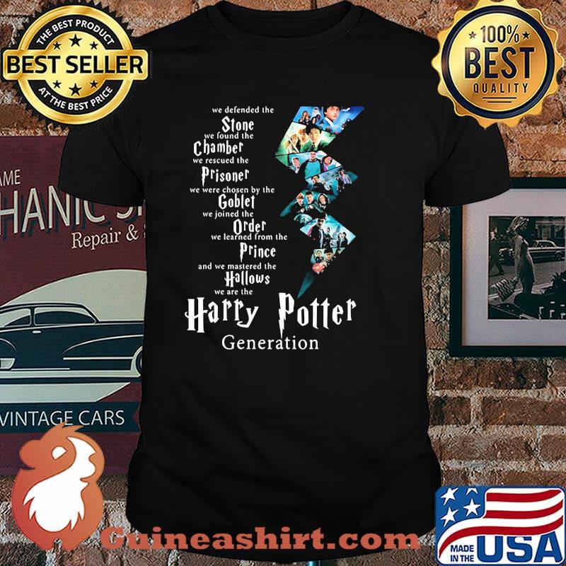 We Defended The Stone We Found The Chamber Prisoner Goblet Harry Potter Generation Shirt
