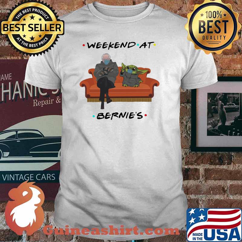 Weekend At Bernie’s Old Man And Baby Yoda Wear Mask Covid Shirt