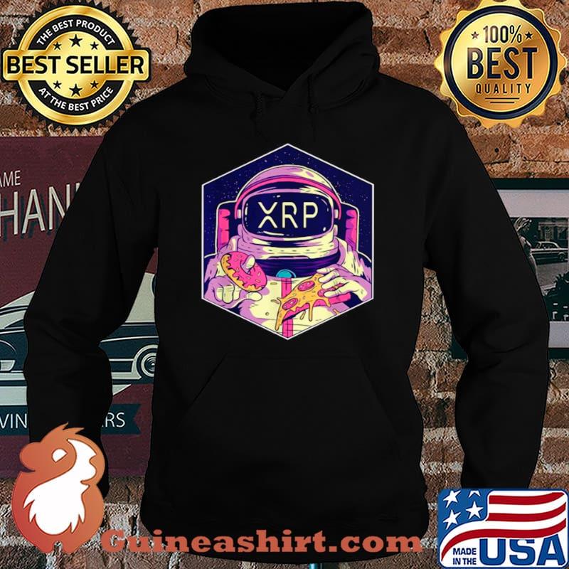 XRP Symbol Crypto Currency To The Moon Astronaut Hoodie