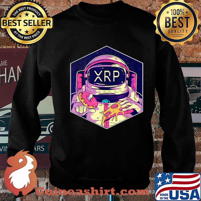 XRP Symbol Crypto Currency To The Moon Astronaut Sweater